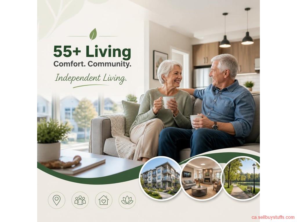 second hand/new: Comfortable Retirement Living Near Leduc at Telford Mews