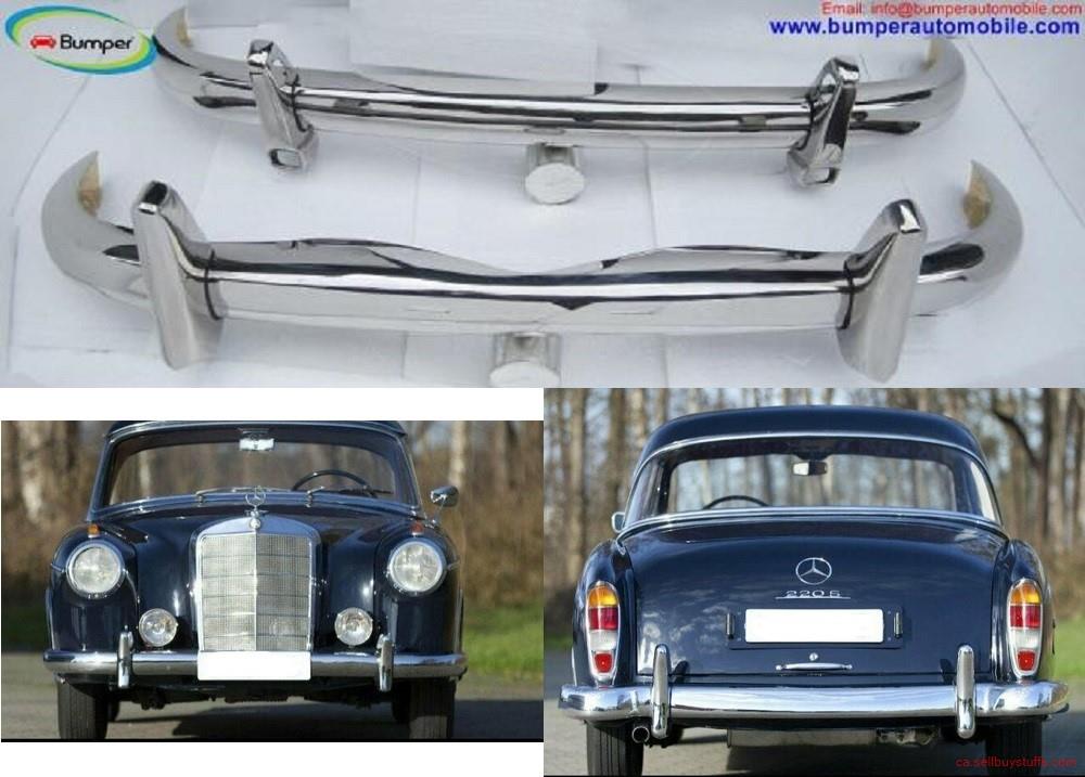 Canada Classifieds Mercedes Ponton W105 W180 W128 Saloonmodels 220A, 220S, 220SE, 219 (1954-1960) bumpers second hand/new: Mercedes Ponton W105 W180 W128 Saloonmodels 220A, 220S, 220SE, 219 (1954-1960) bumpers