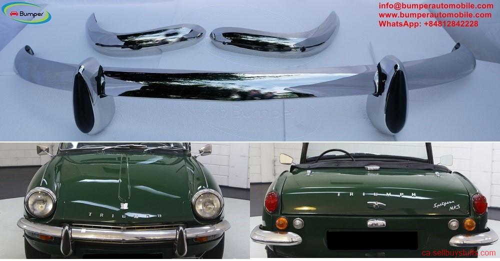 second hand/new: Triumph Spitfire MK3 (1967-1970) bumpers, and Triumph GT6 MK2 (1968-1970) bumpers