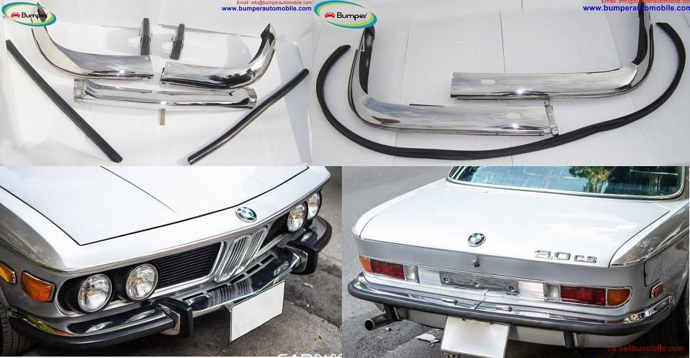 second hand/new: BMW 2800 CS bumper (1968-1975) by stainless steel (BMW 2800 CS Stoßfänger)