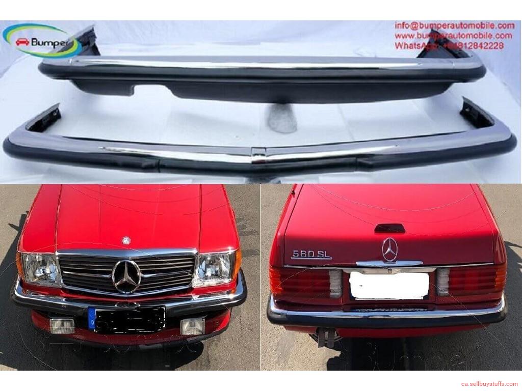 second hand/new: Mercedes Benz R107 C107 W107 EU style bumpers (1971-1989) 