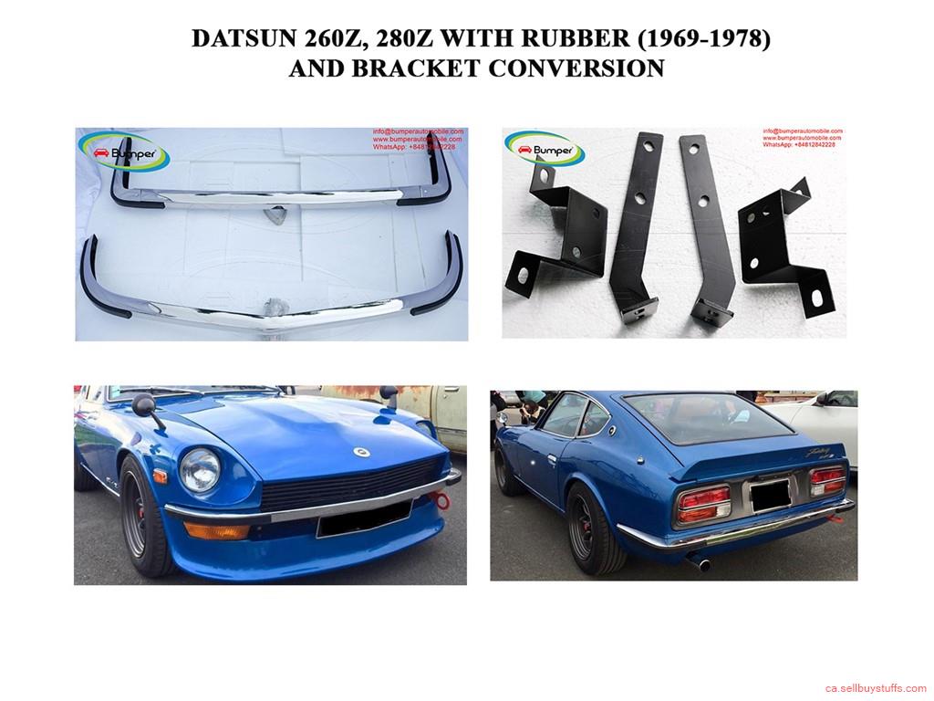 second hand/new: Datsun 240Z bumpers and conversion bracket for 260Z, 280Z new (1969-1978)