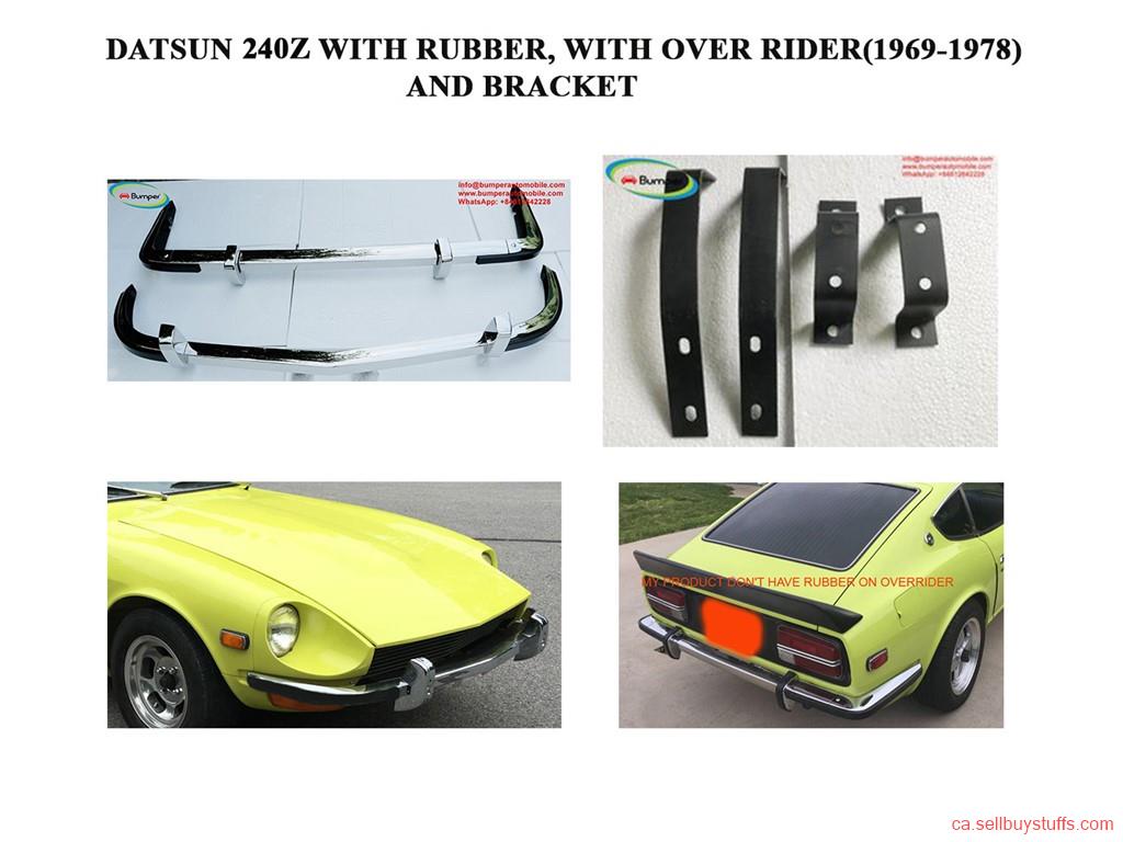 second hand/new: Datsun 240Z  bumper with overrides and bracket (1969-1978) 